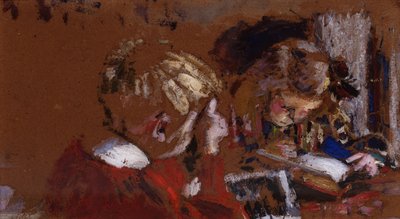 Bambini che leggono da Edouard Vuillard